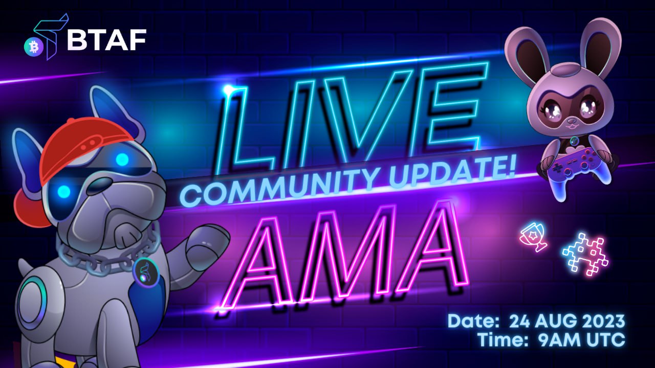 BTAF token AMA coming up this Thursday, August 24th!