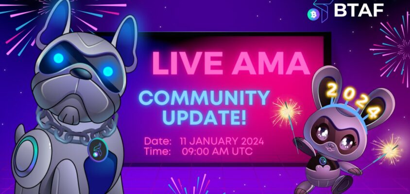 The first BTAF token AMA of 2024 is coming up! 📣