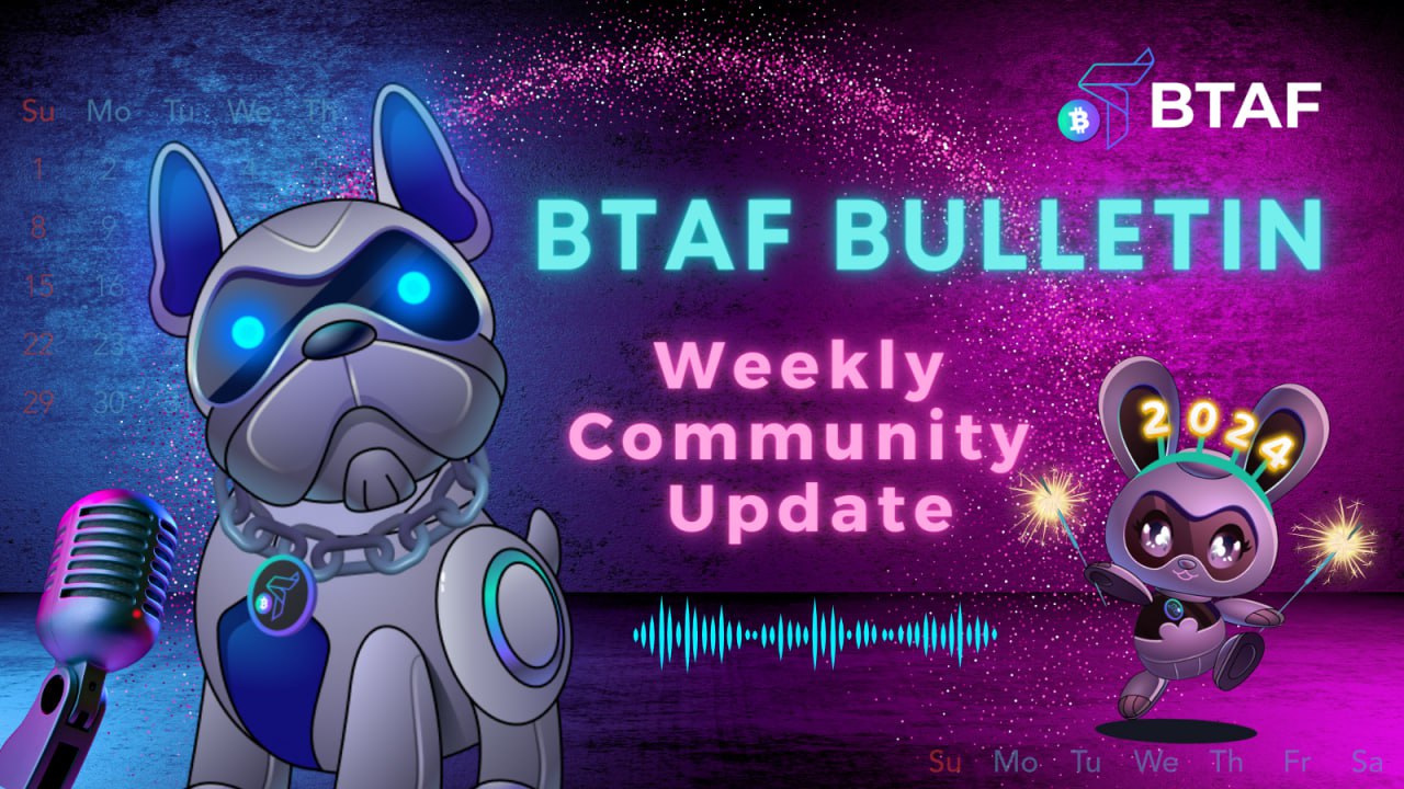 👉 BTAF token weekly bulletin #54 – 12 January 2024