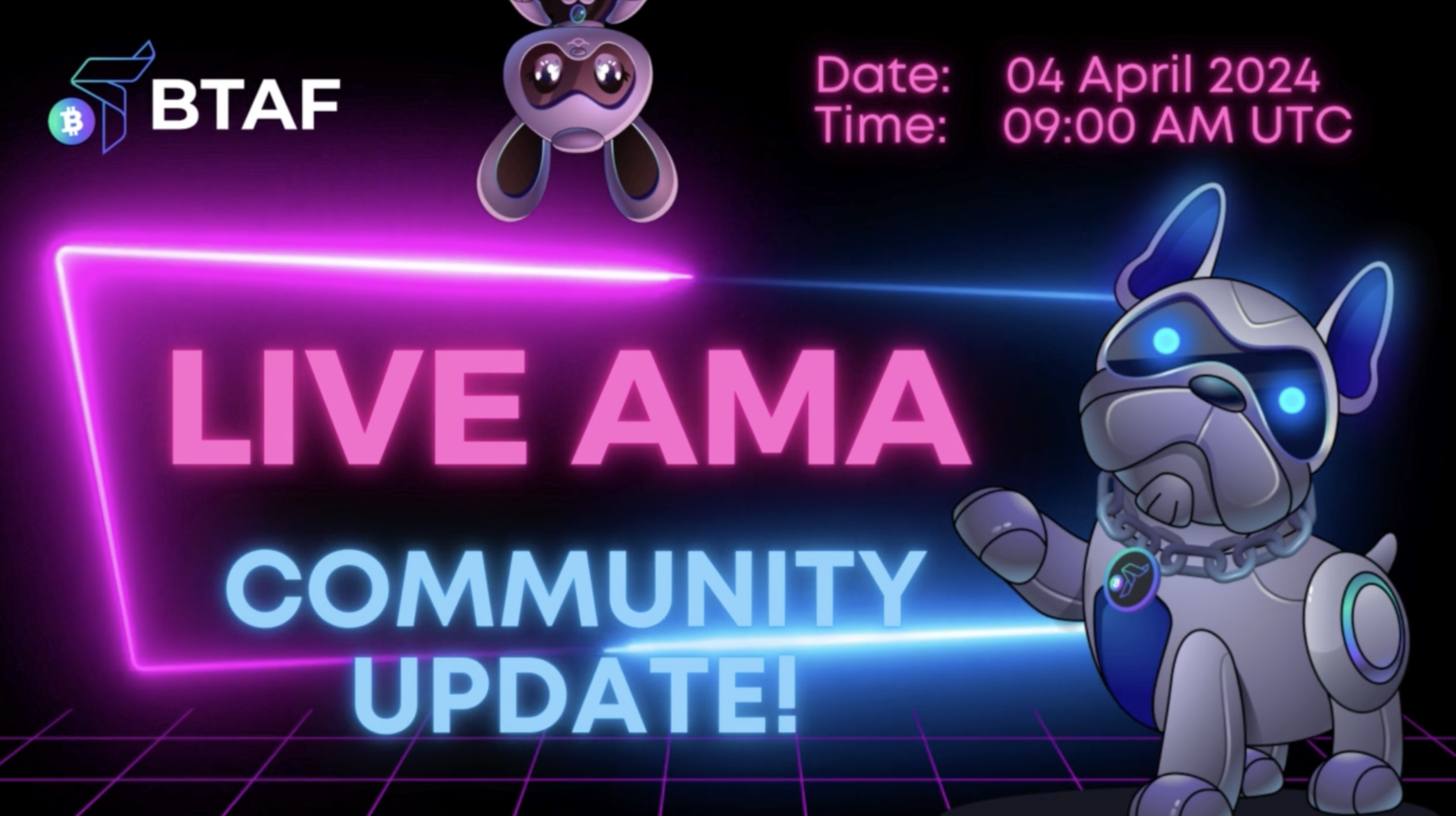 📣 Our BTAF token AMA for April is this week!