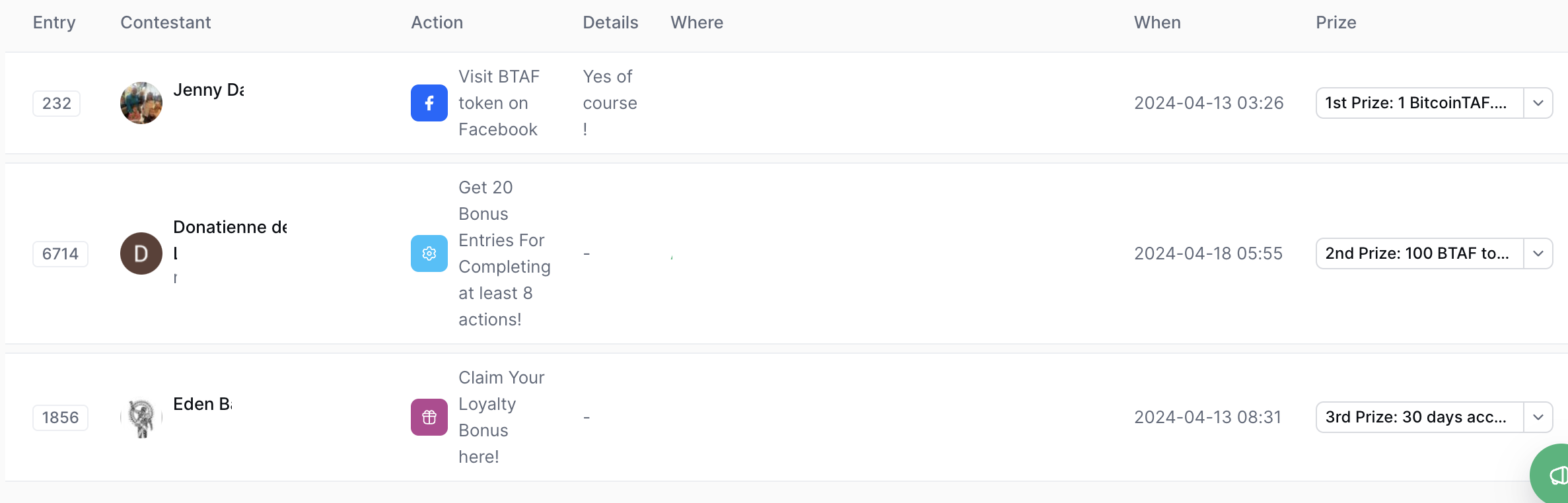 📣❗️Gleam NFT contest winners! 🥳