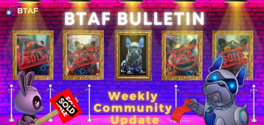🐶🛍 BTAF token weekly bulletin #66 – 7 April 2024