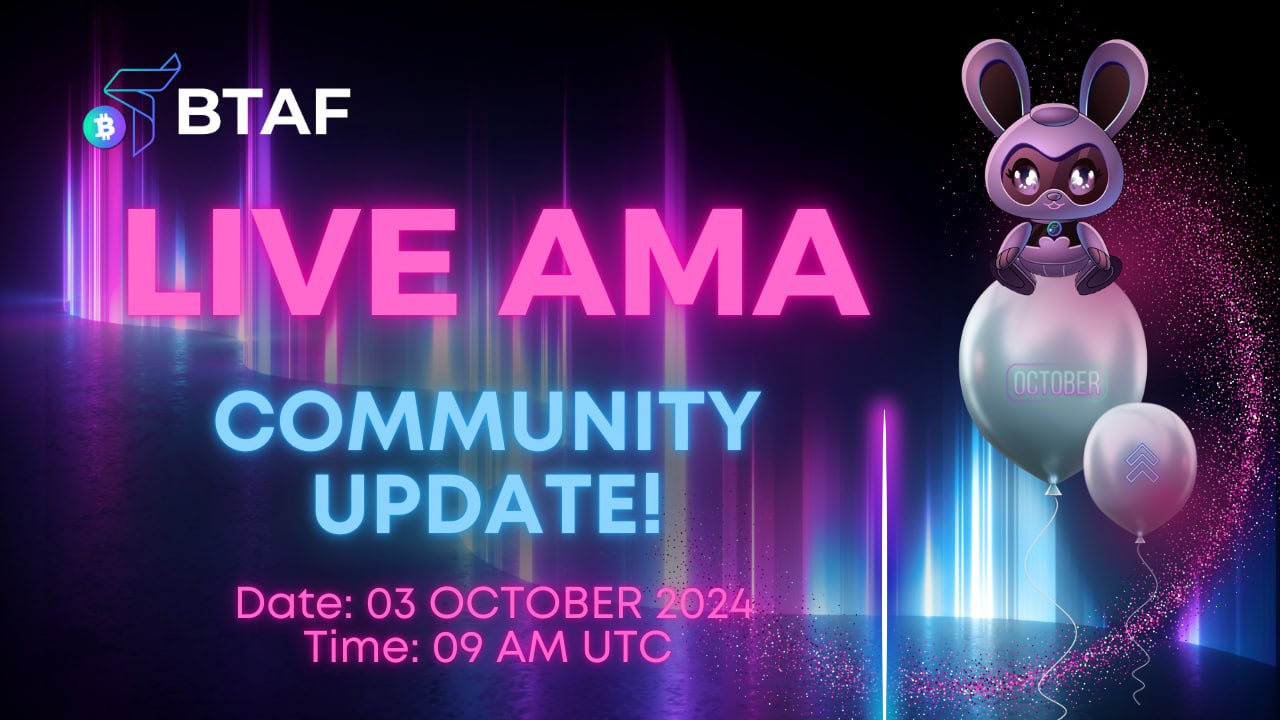 📣 October AMA is happening this week!
