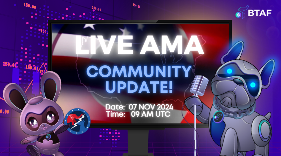 📣 BTAF token November AMA happening this week!
