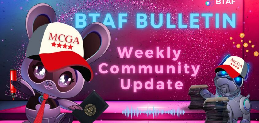 ✍️ BTAF token weekly bulletin #104 – 25 January 2025