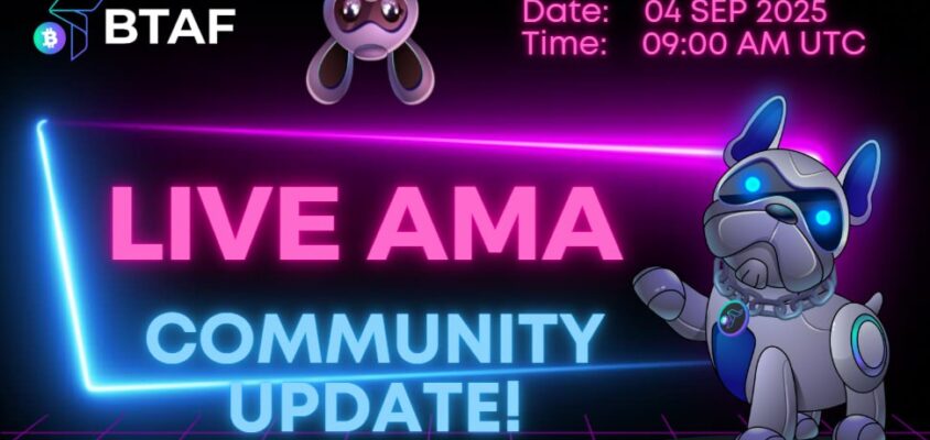 September AMA for $BTAF Token coming this week!