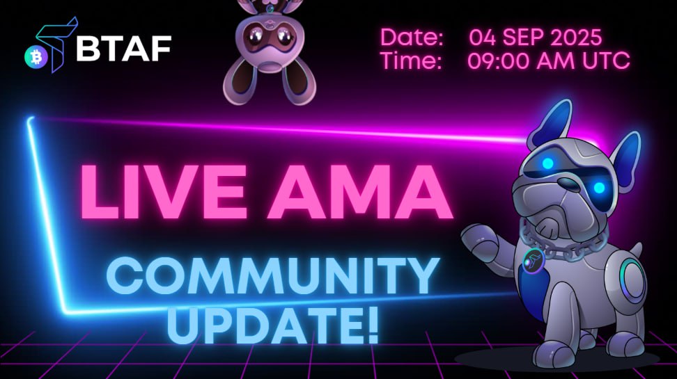 September AMA for $BTAF Token coming this week!