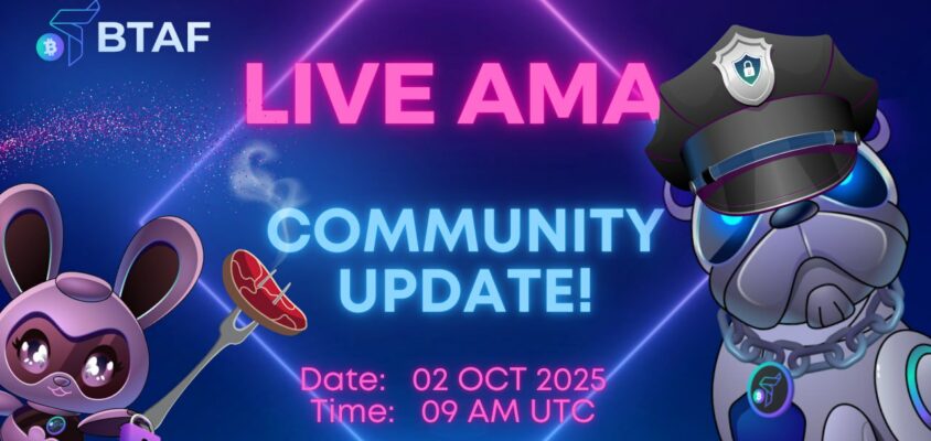 The $BTAF Token monthly AMA is happening this week!