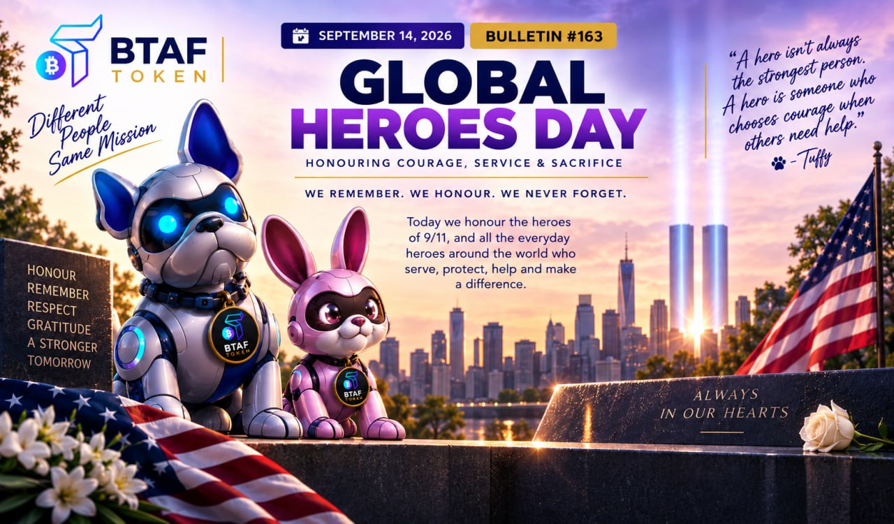 BTAF Token Bulletin #163: Courage, 9/11 Remembrance and Community Updates