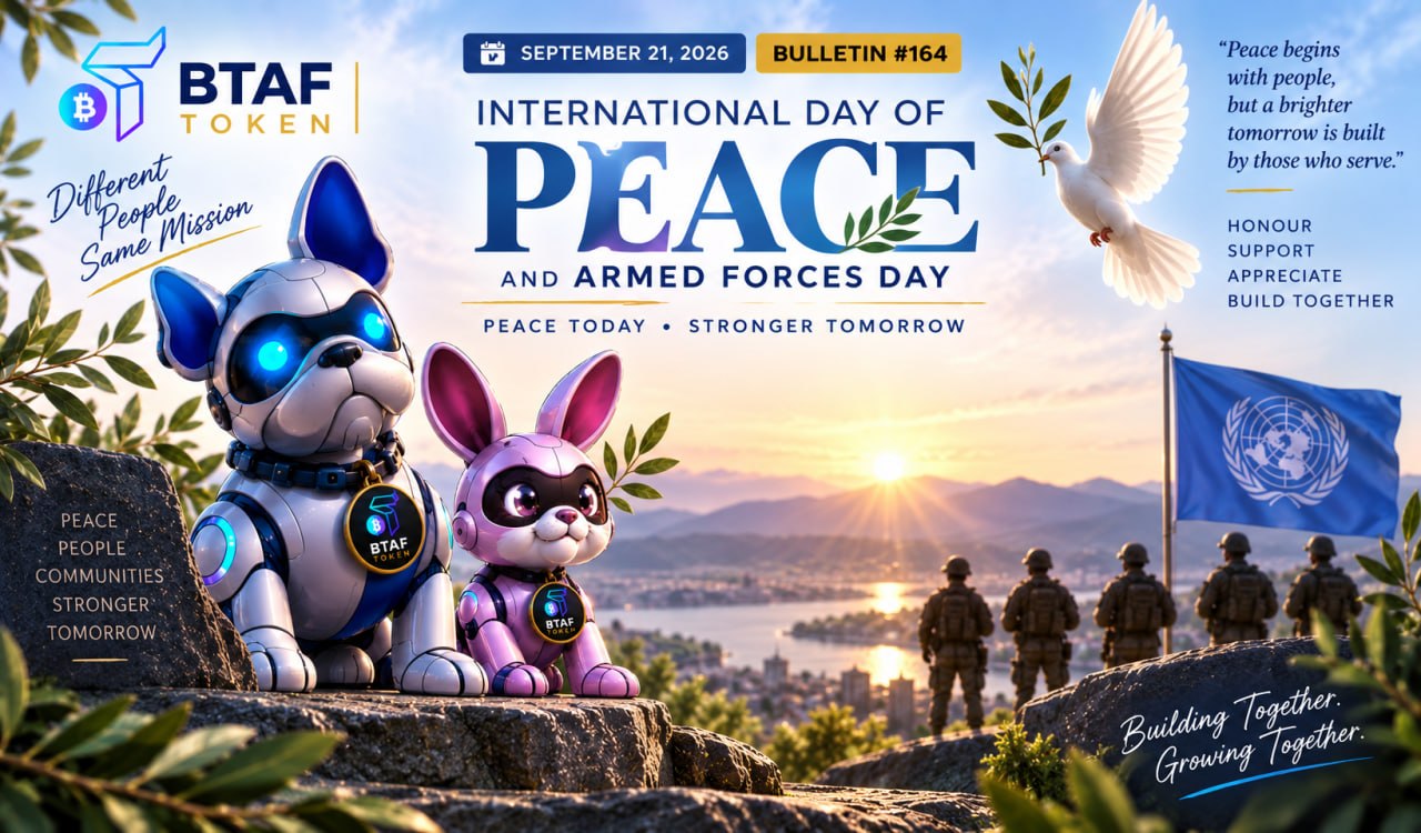 International Day of Peace 2026 | BTAF Token Bulletin #164
